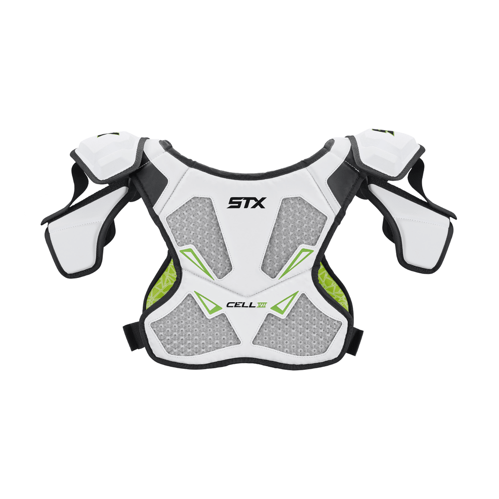 STX Cell VII Shoulder Pad Shoulder Pads White Lax.com