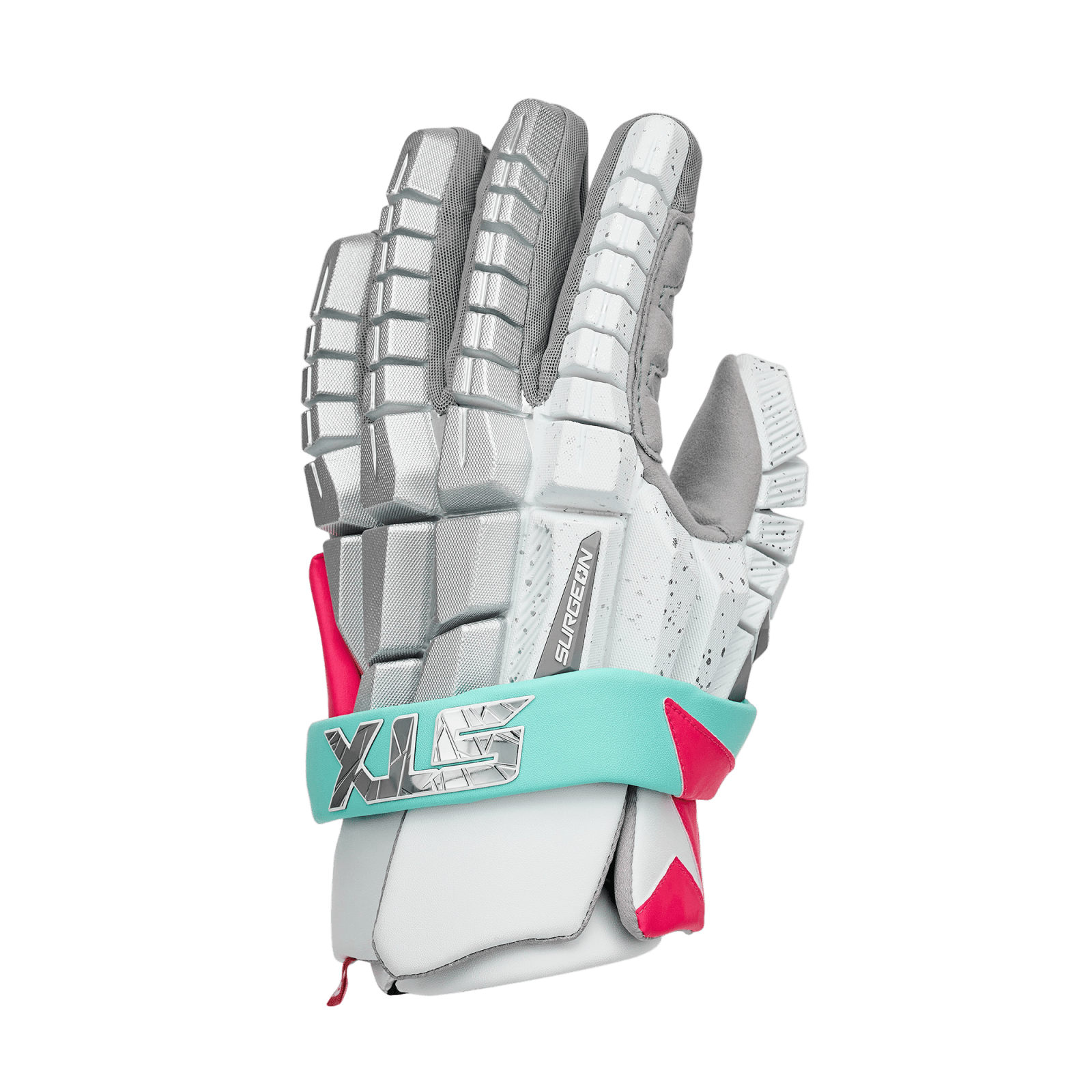 STX RZR2 Lacrosse Gloves Men's Gloves Black/Gold Lax.com