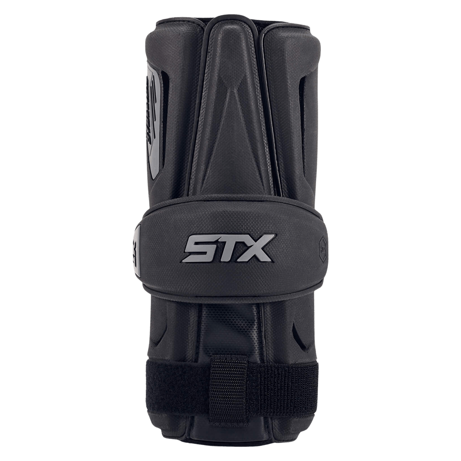 STX Stallion 1K Arm Guards Men's Arm Protection Black Lax.com