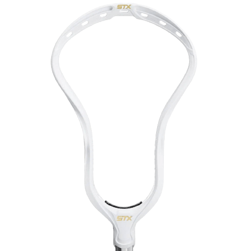 The STX HD ST90 BK XX/BOM is an elite-class midfield head in black, offering multiple stringing holes for custom stringing, making it ideal for attaching to a lacrosse stick handle.