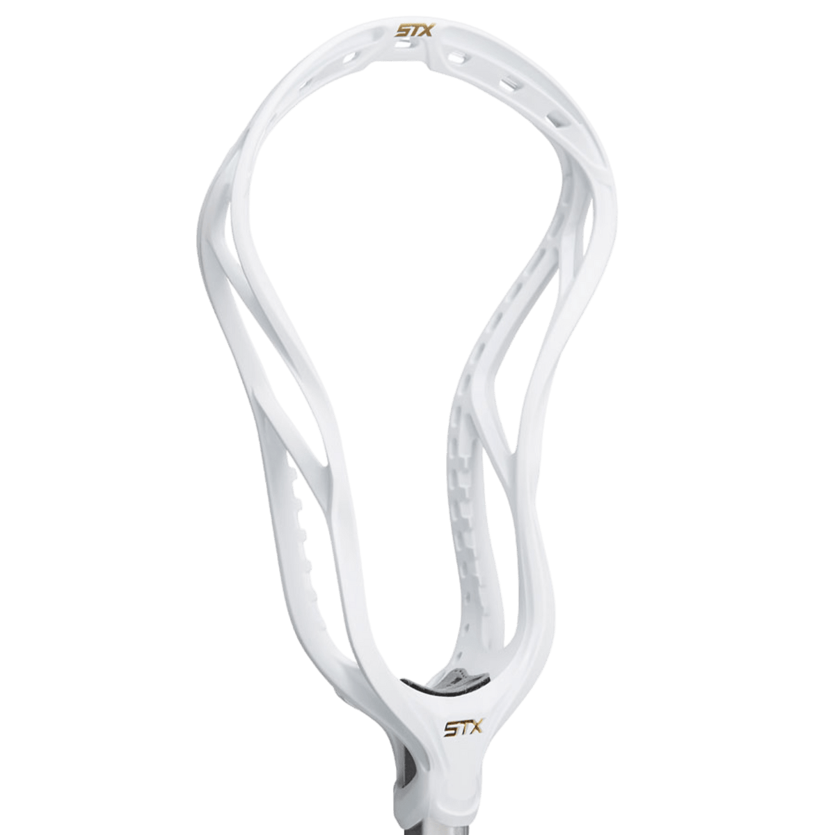 With custom stringing, the STX Stallion 900 Lacrosse Head boasts a sleek modern design with perforated sidewalls, making it perfect for midfield play. The iconic STX logo is prominently displayed at the top, adding to its distinctive style.