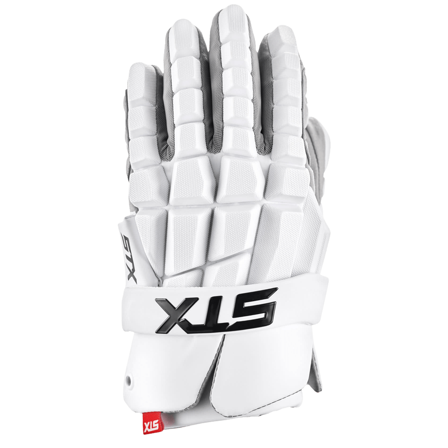 STX Surgeon LZR Lacrosse Glove Men's Gloves White Lax.com