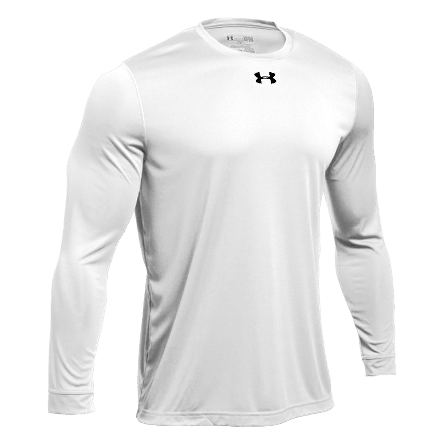 UA Locker Tee 2.0 LS T-Shirt Apparel Tops White - 100 Lax.com