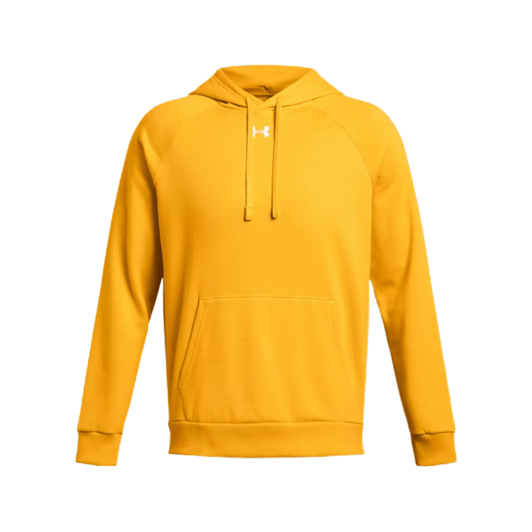 UA Rival Fleece Hoodie Apparel Tops Gold - 750 Lax.com