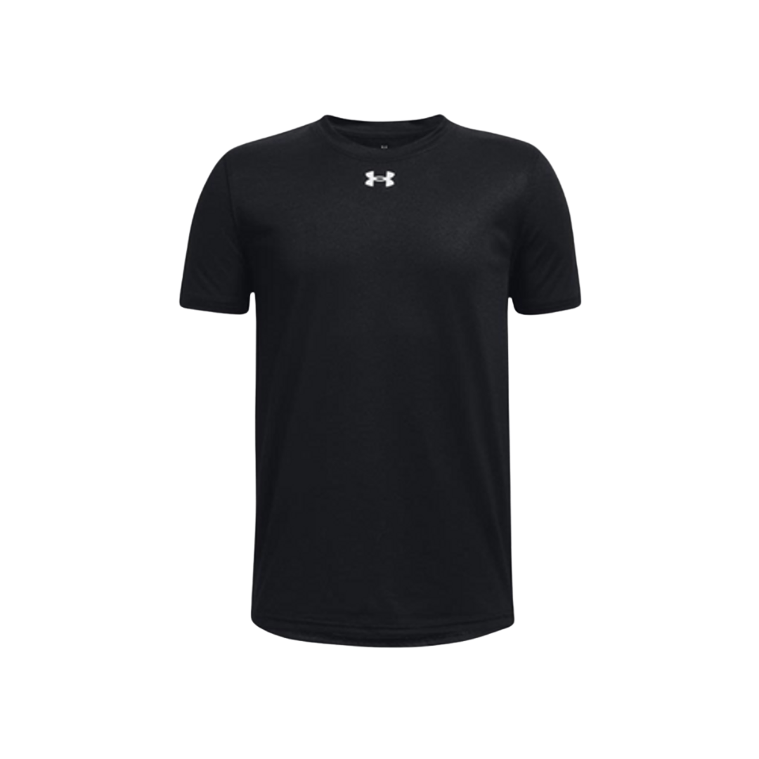 UA Youth Team Tech SS T-Shirt Apparel Tops Black - 001 Lax.com