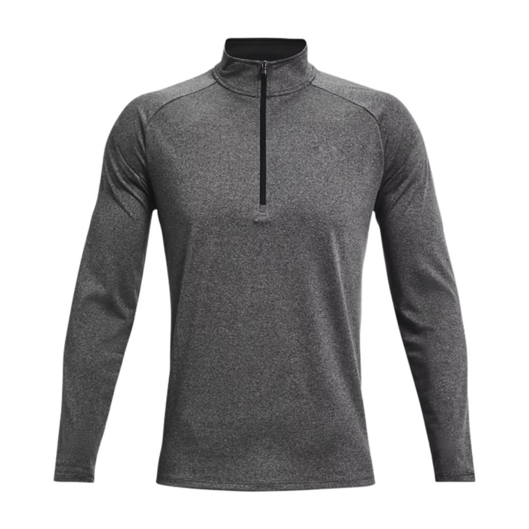 Under Armour Men's Tech 2.0 HZ Apparel Tops Carbon Heather - 090 Lax.com