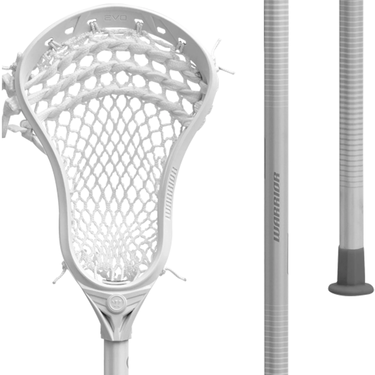 Warrior Evo Attack Complete Stick 2025 Men's Complete Sticks White Lax.com