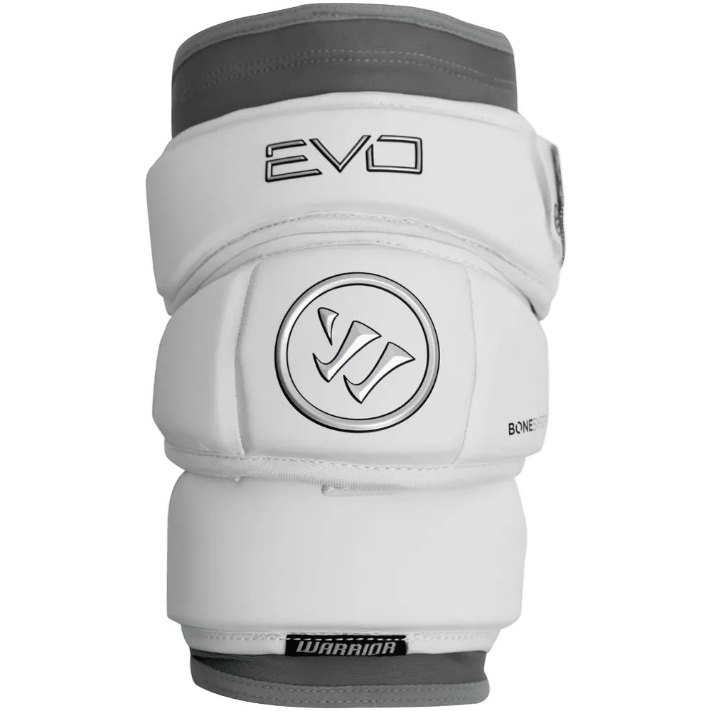 Warrior Evo Elbow Pads Men's Arm Protection White Lax.com