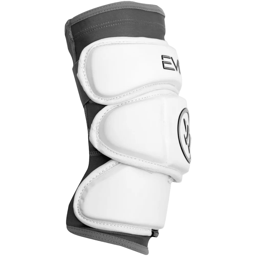 Warrior Evo Elbow Pads Men's Arm Protection White Lax.com