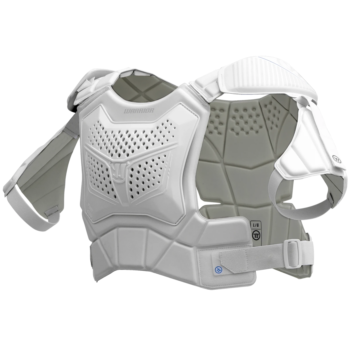 Warrior Evo Lacrosse Shoulder Pad Shoulder Pads White Lax.com