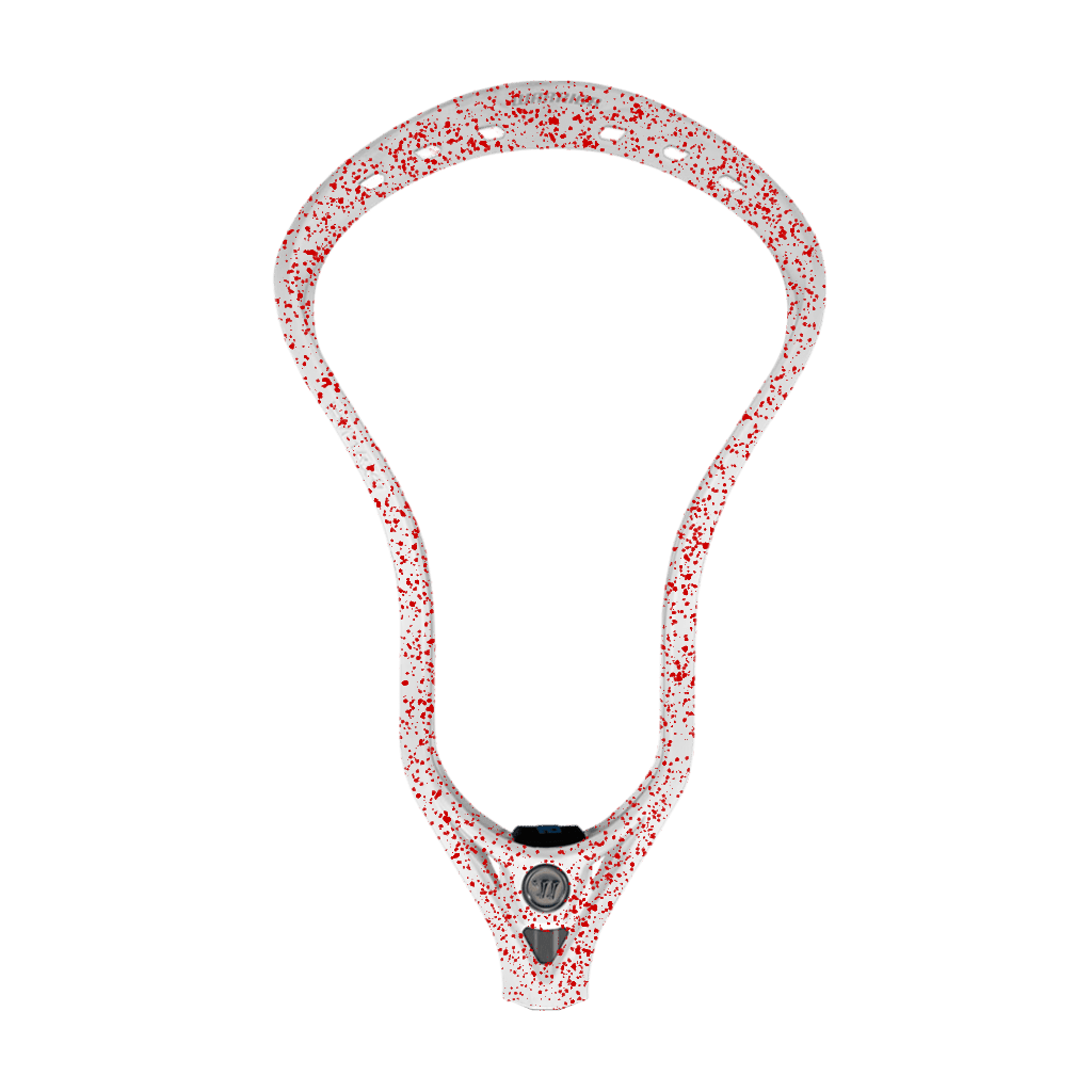 Warrior Evo QX Lacrosse Head Men's Head Red Splatter Lax.com