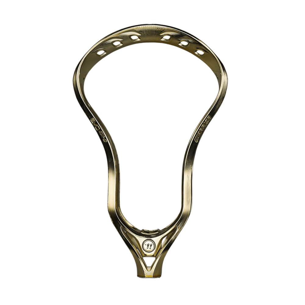 Warrior Evo QX Lacrosse Head Men's Head Satin Light Gold Lax.com