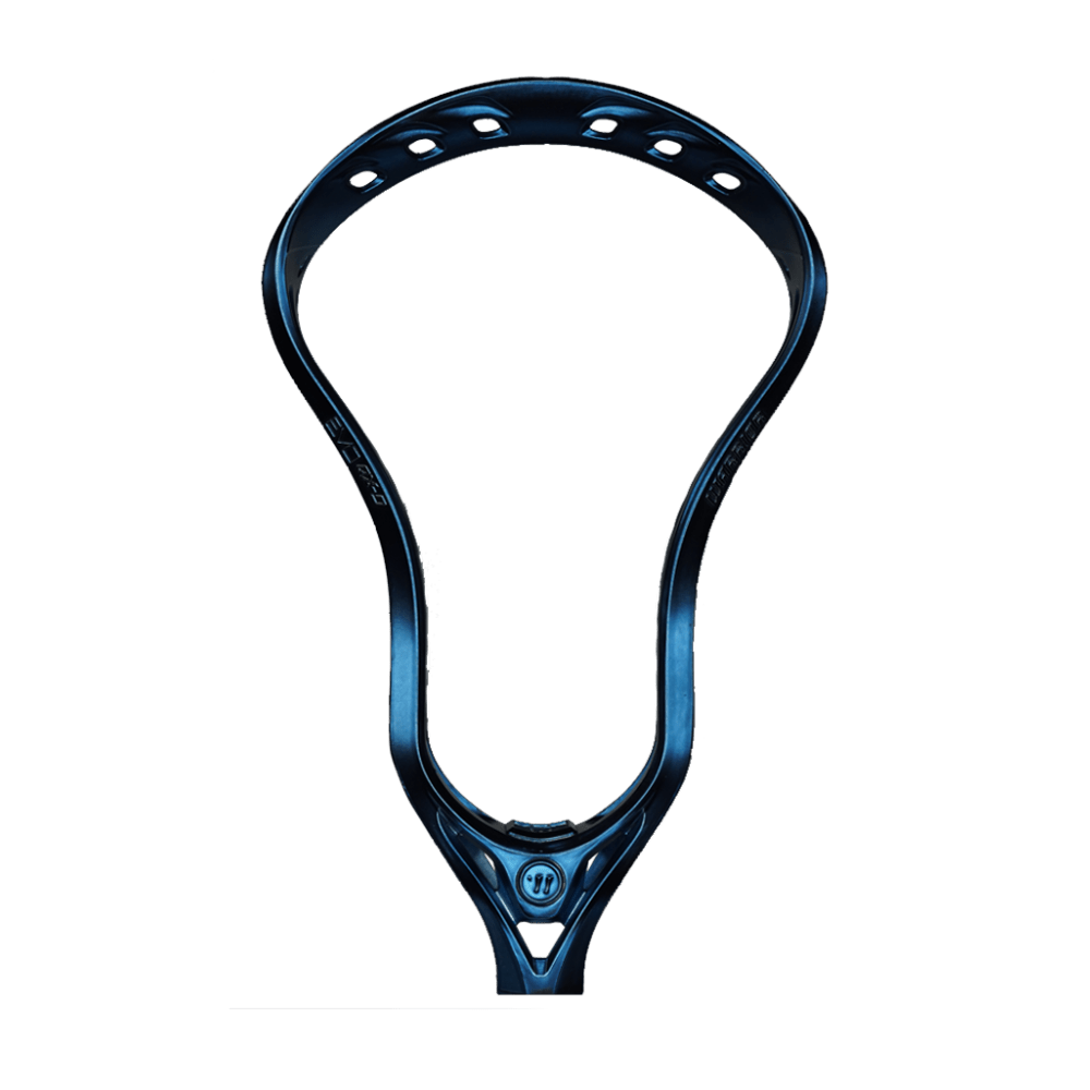 Warrior Evo QX Lacrosse Head Men's Head Satin Navy Blue Lax.com