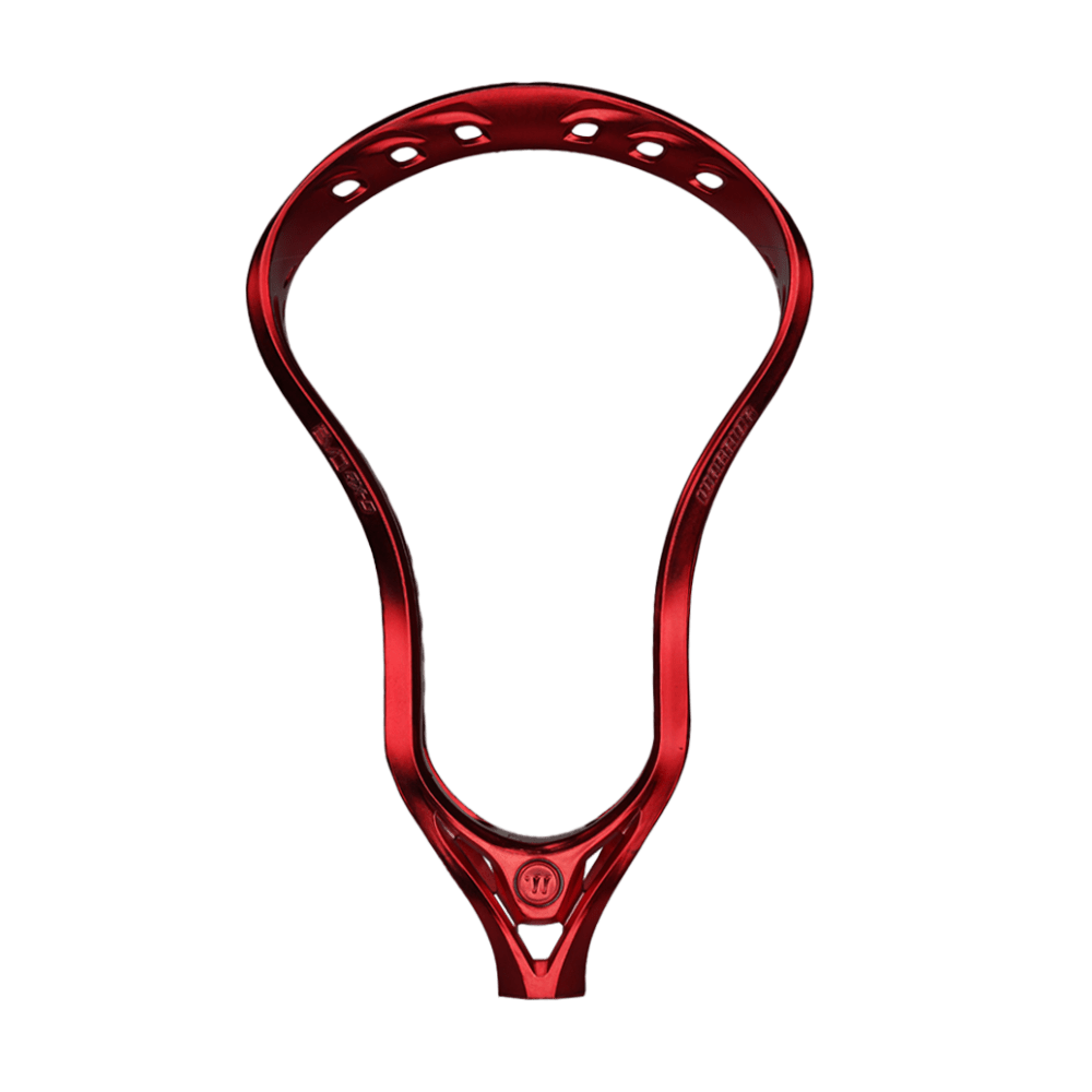 Warrior Evo QX Lacrosse Head Men's Head Satin Red Lax.com