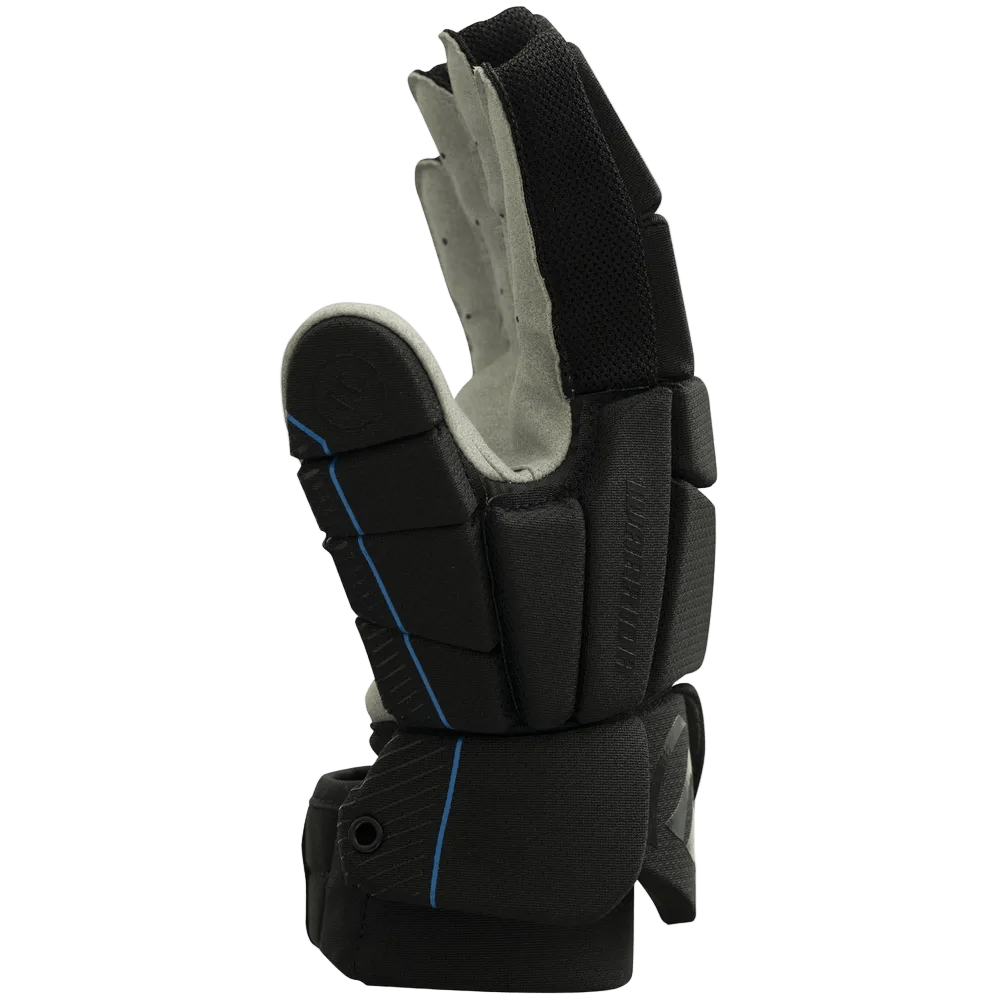 Warrior Evo Rise Lacrosse Gloves Men's Gloves Black Lax.com