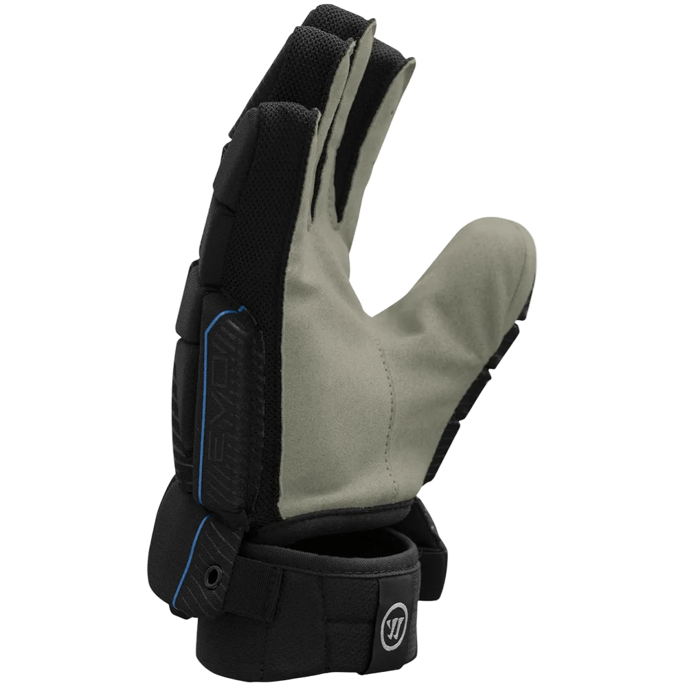 Warrior Evo Rise Lacrosse Gloves Men's Gloves Black Lax.com