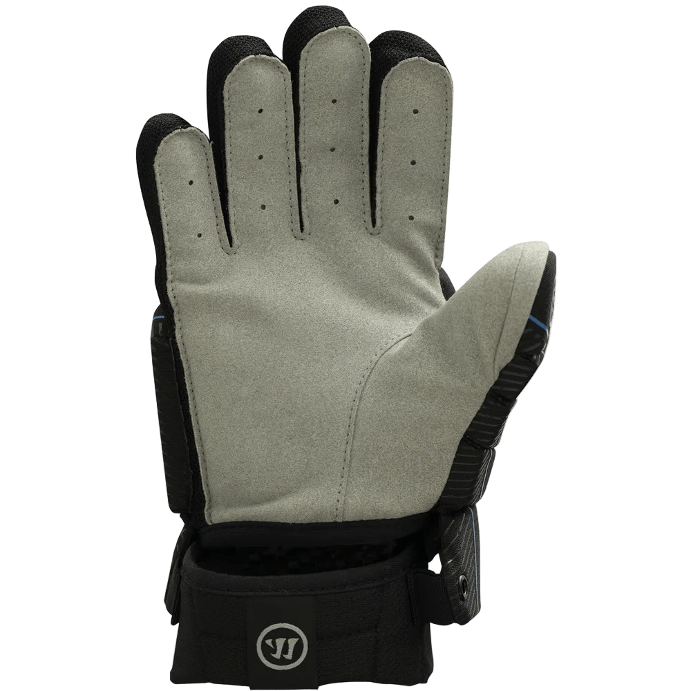 Warrior Evo Rise Lacrosse Gloves Men's Gloves Black Lax.com