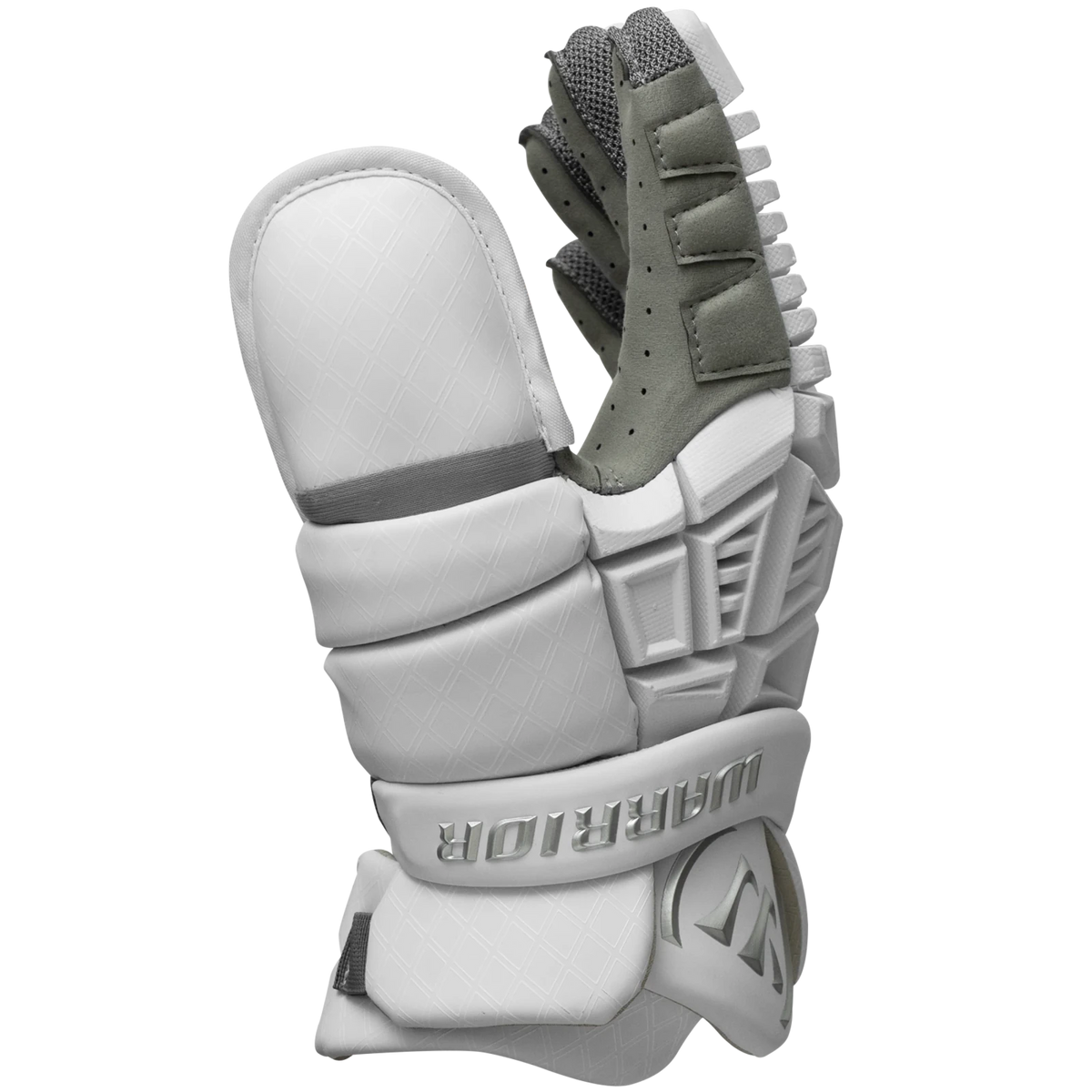 Warrior Evo V Goalie Gloves Men's Gloves White Lax.com