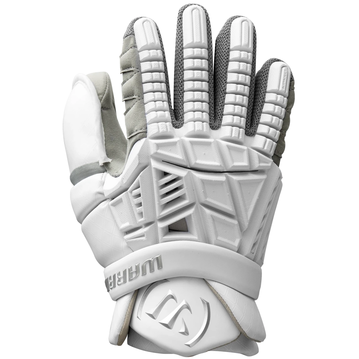 Warrior Evo V Goalie Gloves Men's Gloves White Lax.com