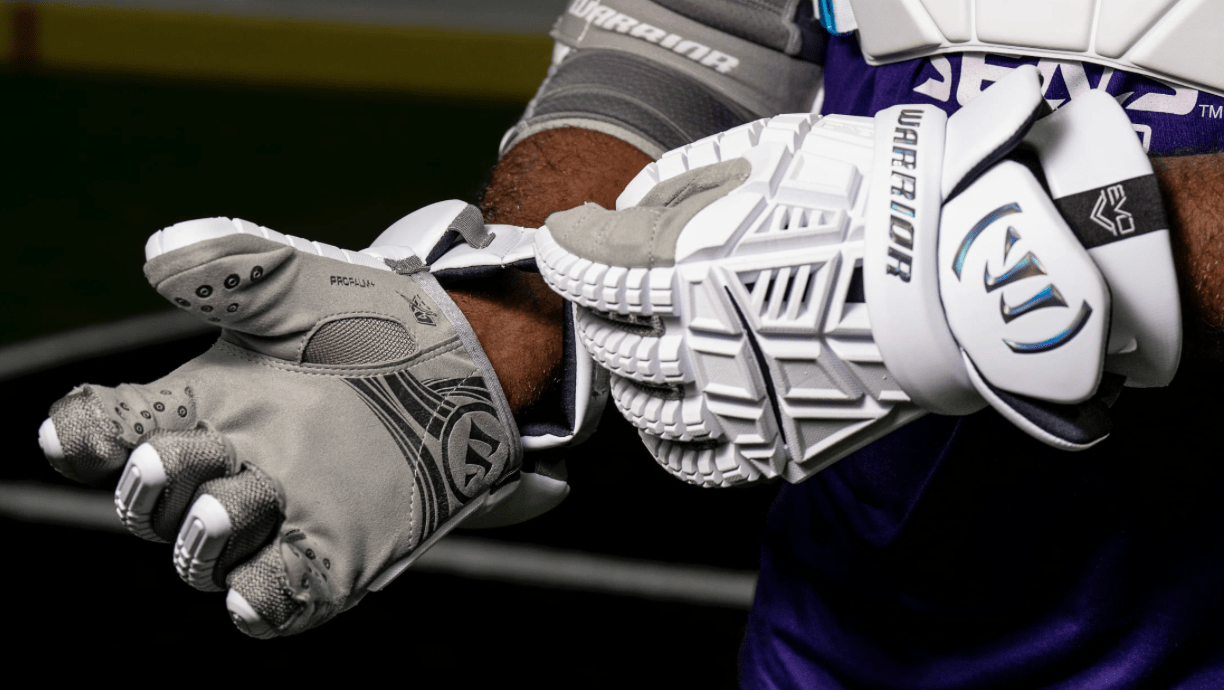 Warrior Evo V Lacrosse Gloves 2024 Men's Gloves Medium Lax.com