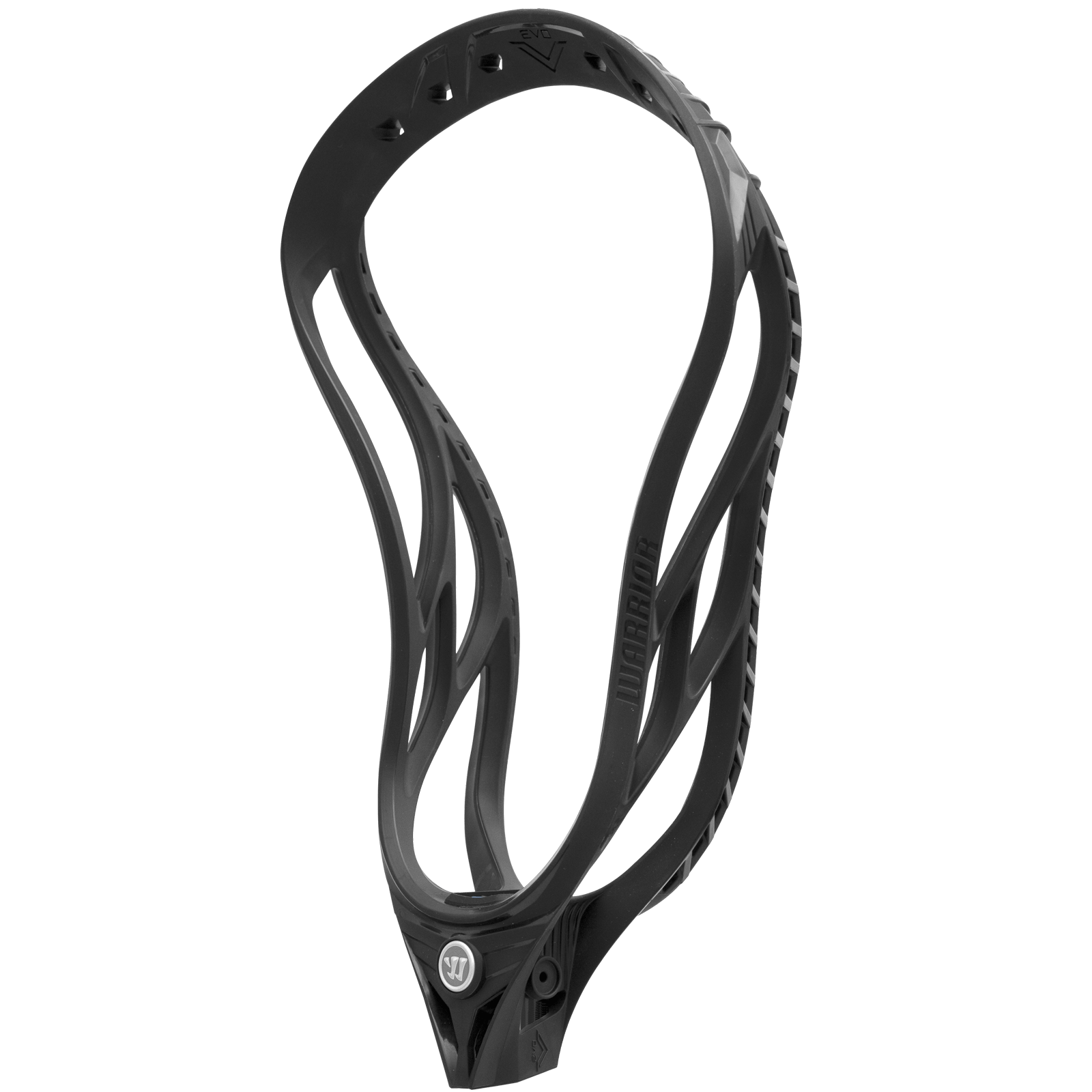Warrior Evo V Lacrosse Head Men's Head Black Lax.com