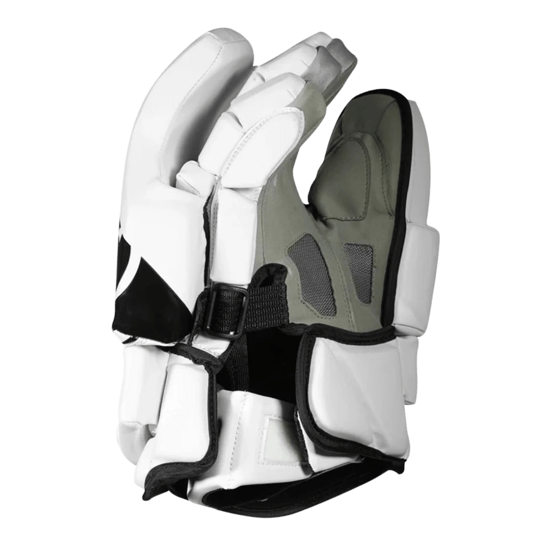 Warrior Fatboy Box Goalie Gloves Goalie Gloves White Lax.com
