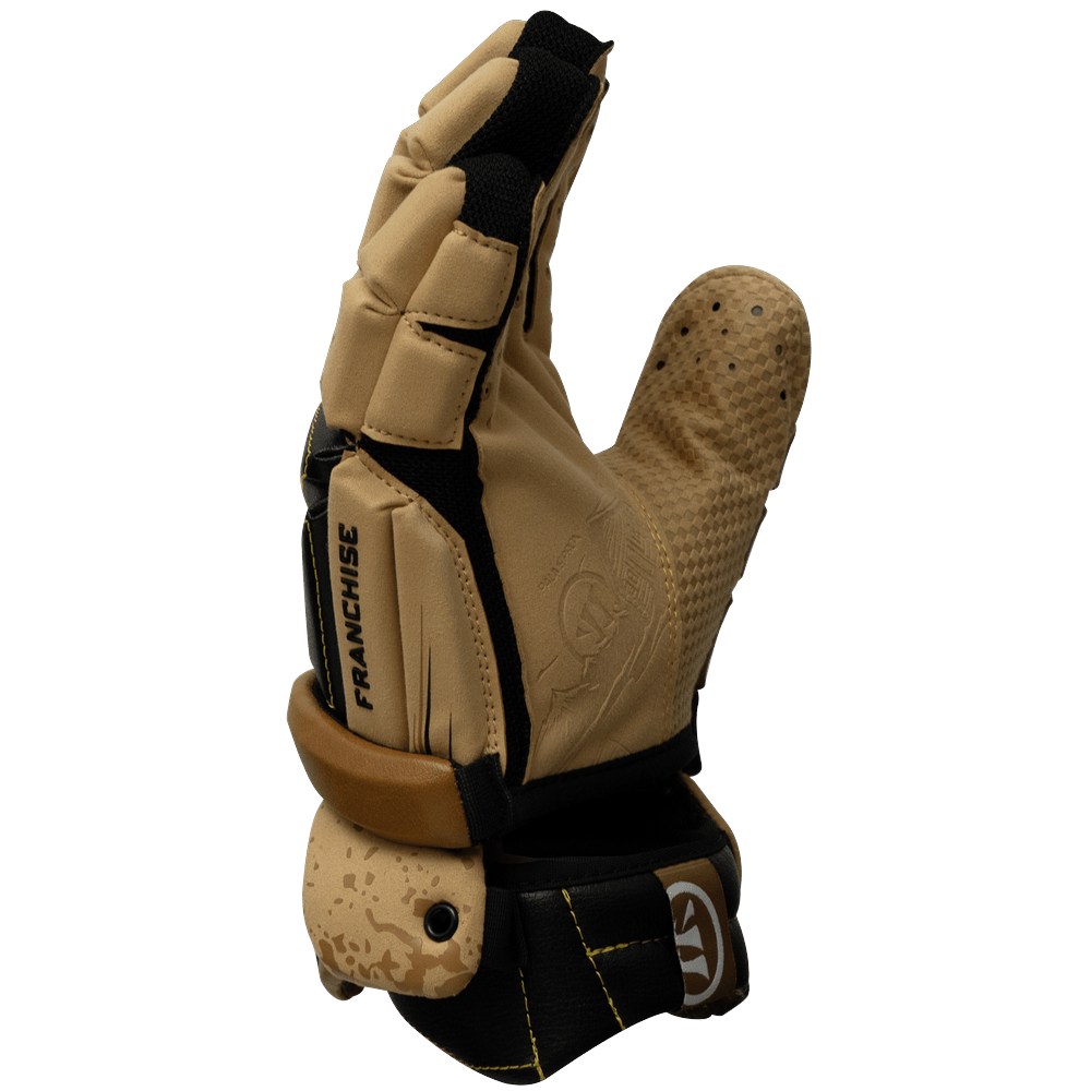 Warrior Franchise Lacrosse Gloves Men's Gloves LE Tan Lax.com