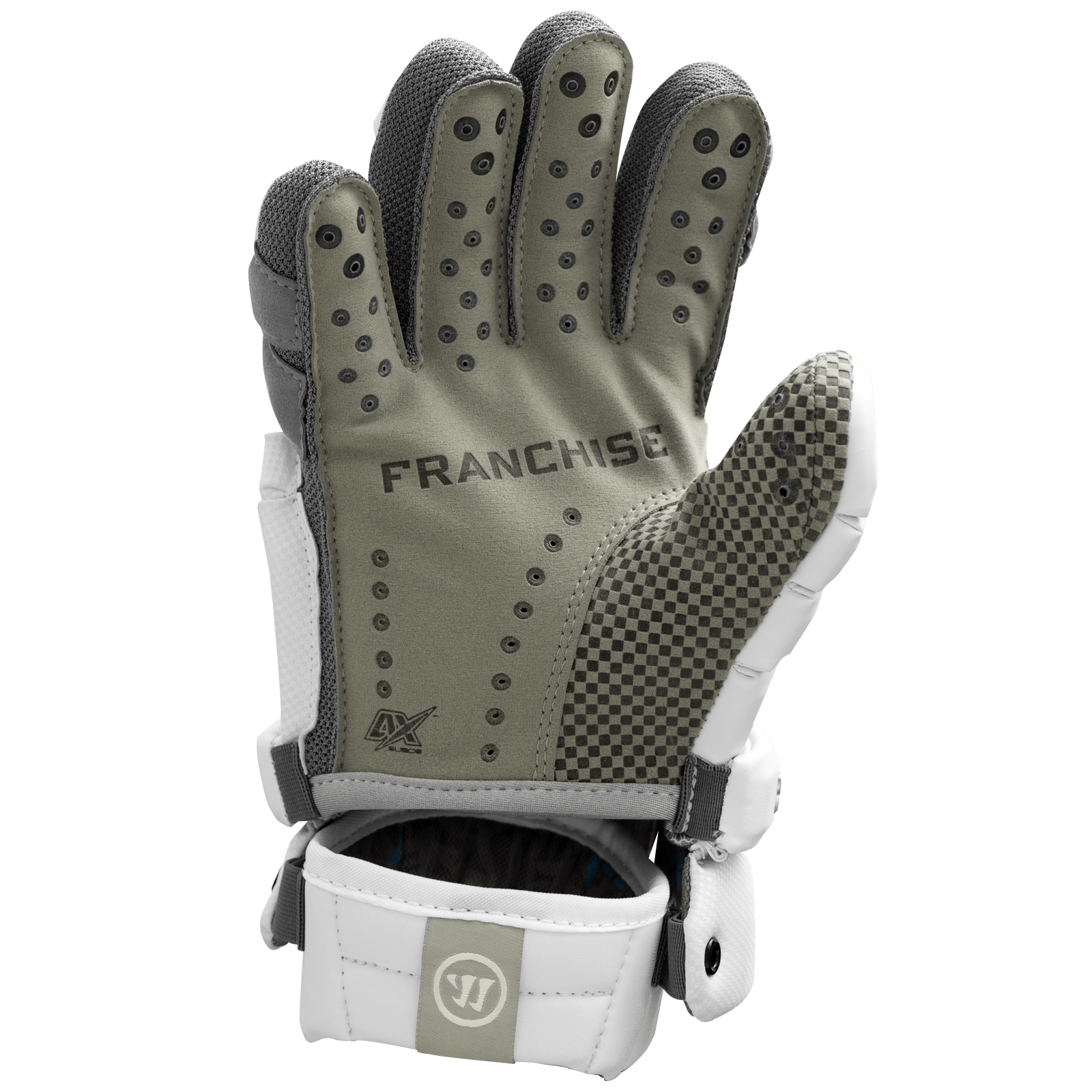 Warrior Franchise Lacrosse Gloves Men's Gloves White Lax.com