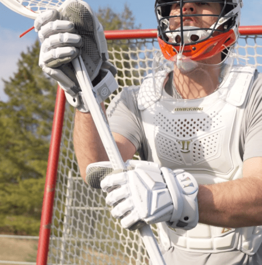 Warrior Franchise Lacrosse Gloves Men's Gloves White Lax.com