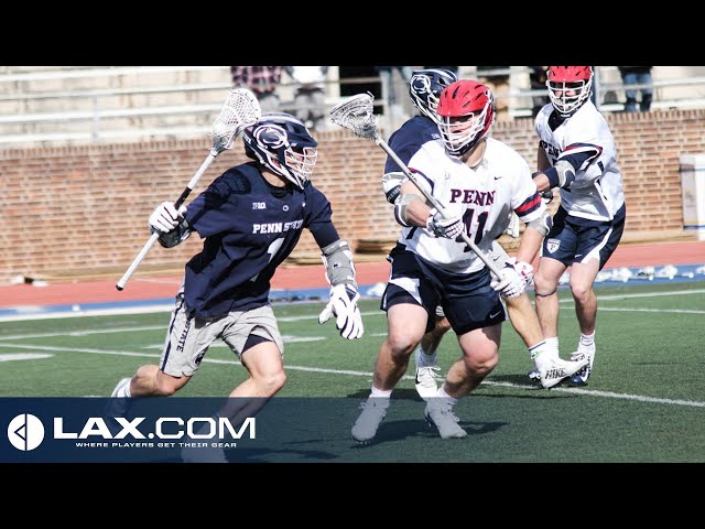 Penn State vs UPenn | 2020 College Highlights - Lax.com