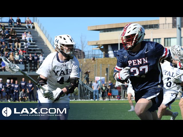 Pennsylvania vs Yale | 2022 College Highlights - Lax.com