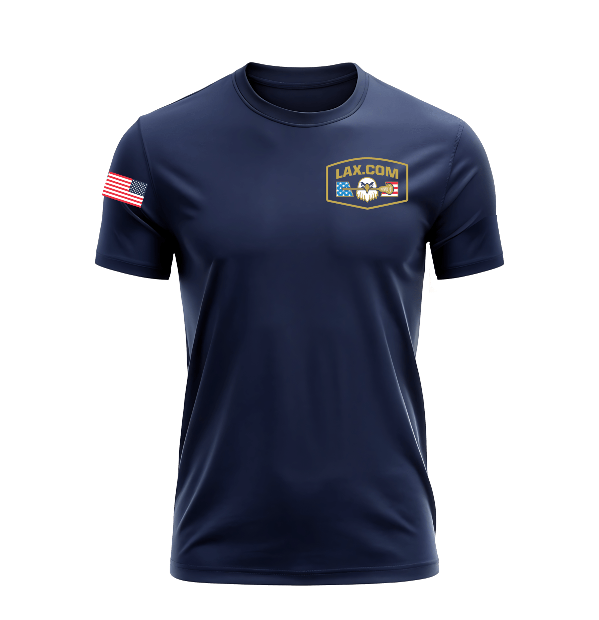 Lax.com Eagle Eye Attack LE Tee Apparel Tops Navy Lax.com