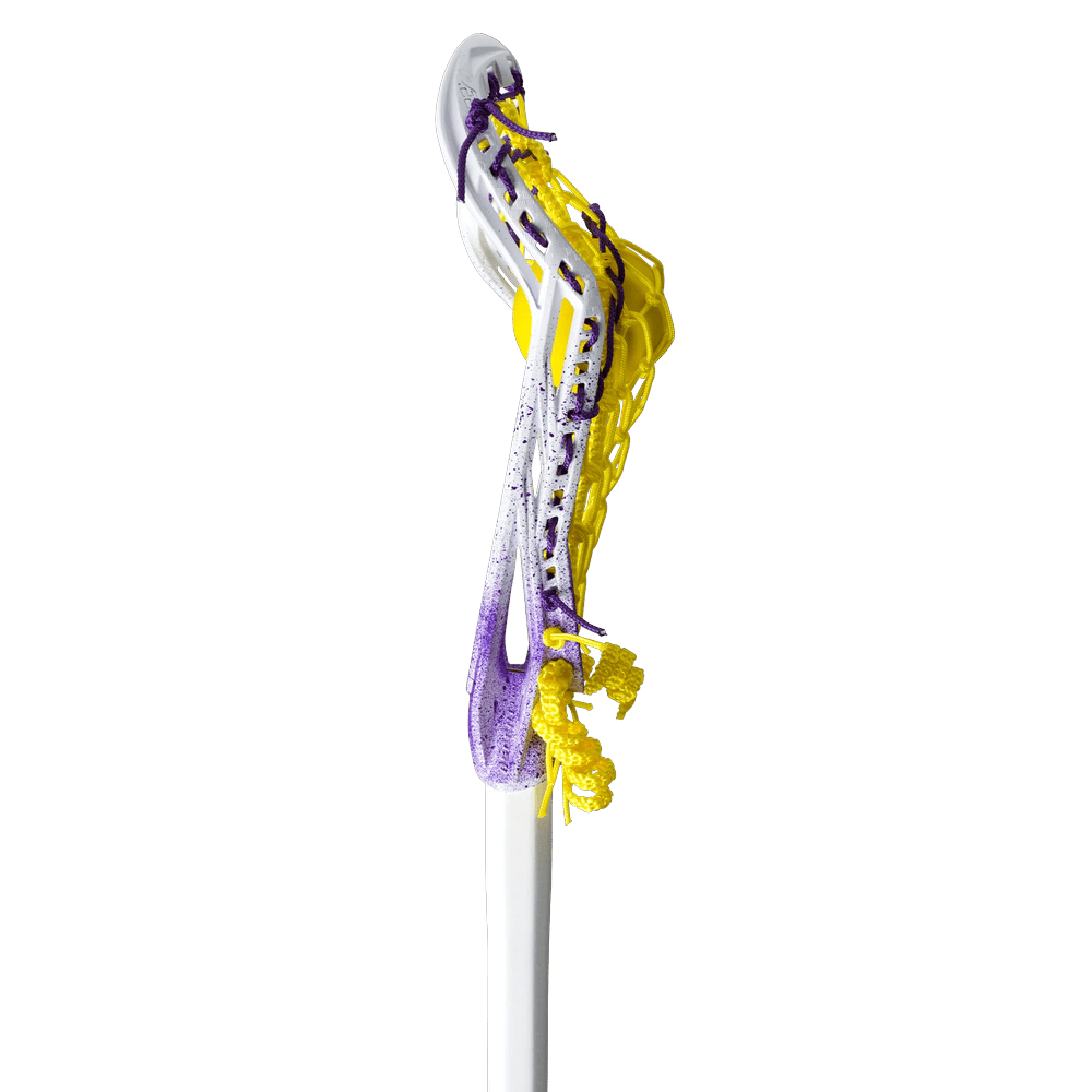 Maverik Ascent Pro Hex Complete Stick Women's Complete Sticks USA Splatter - White/White/Red Lax.com