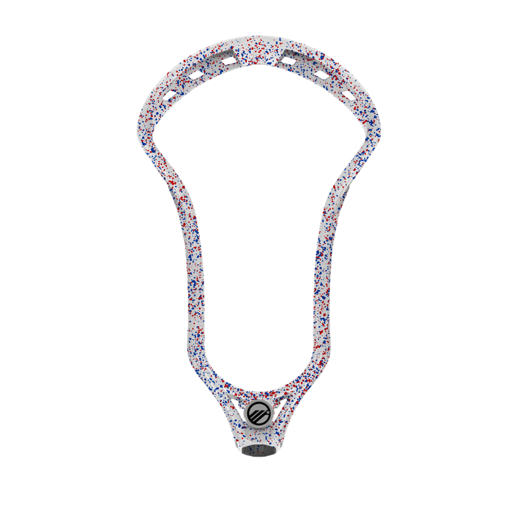 Maverik Kinetik 3 Lacrosse Head Men's Head Red/Blue Splatter Lax.com