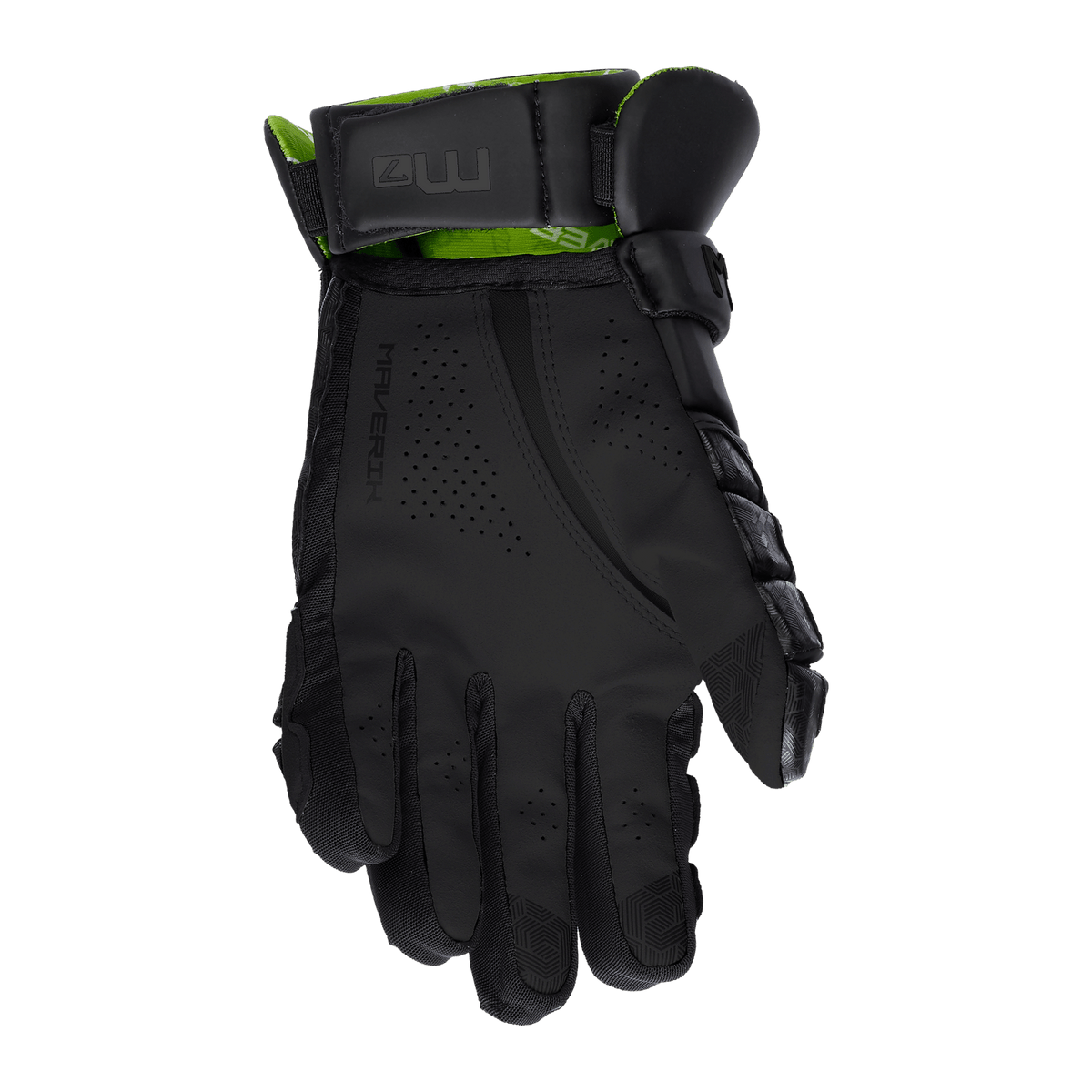 Maverik M7 Lacrosse Gloves Men's Gloves Black Lax.com