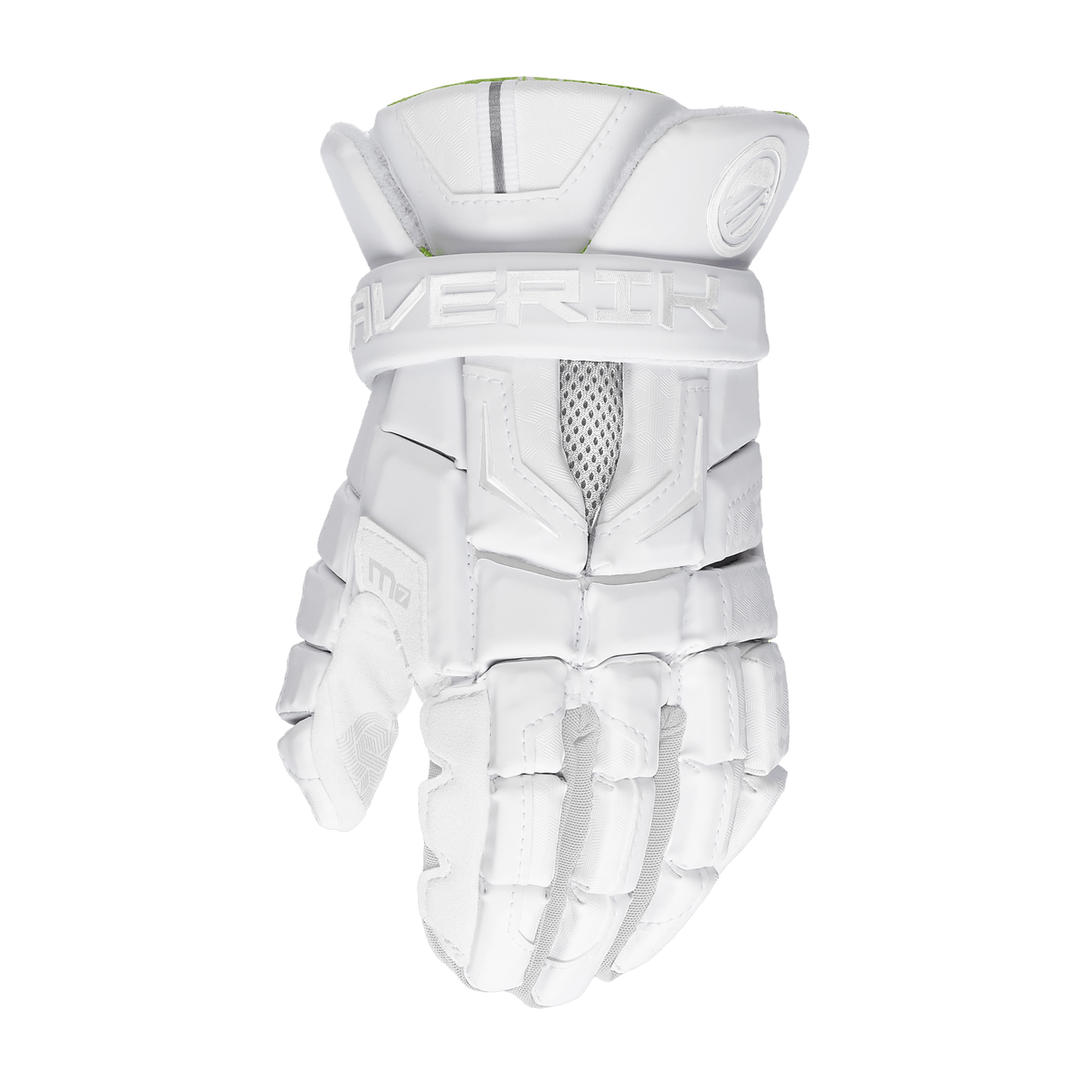 Maverik M7 Lacrosse Gloves Men's Gloves White Lax.com