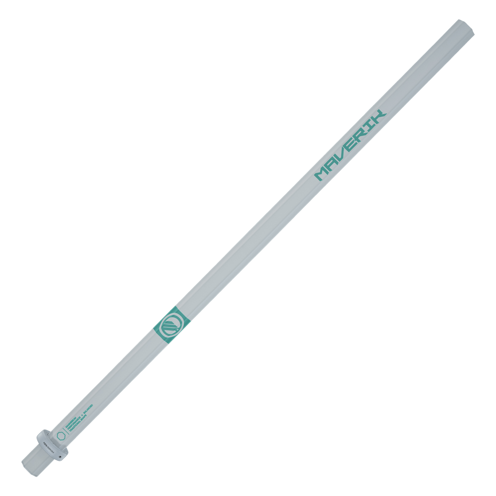 Maverik Mag 165 Lacrosse Shaft Men's Shaft White/Teal Lax.com
