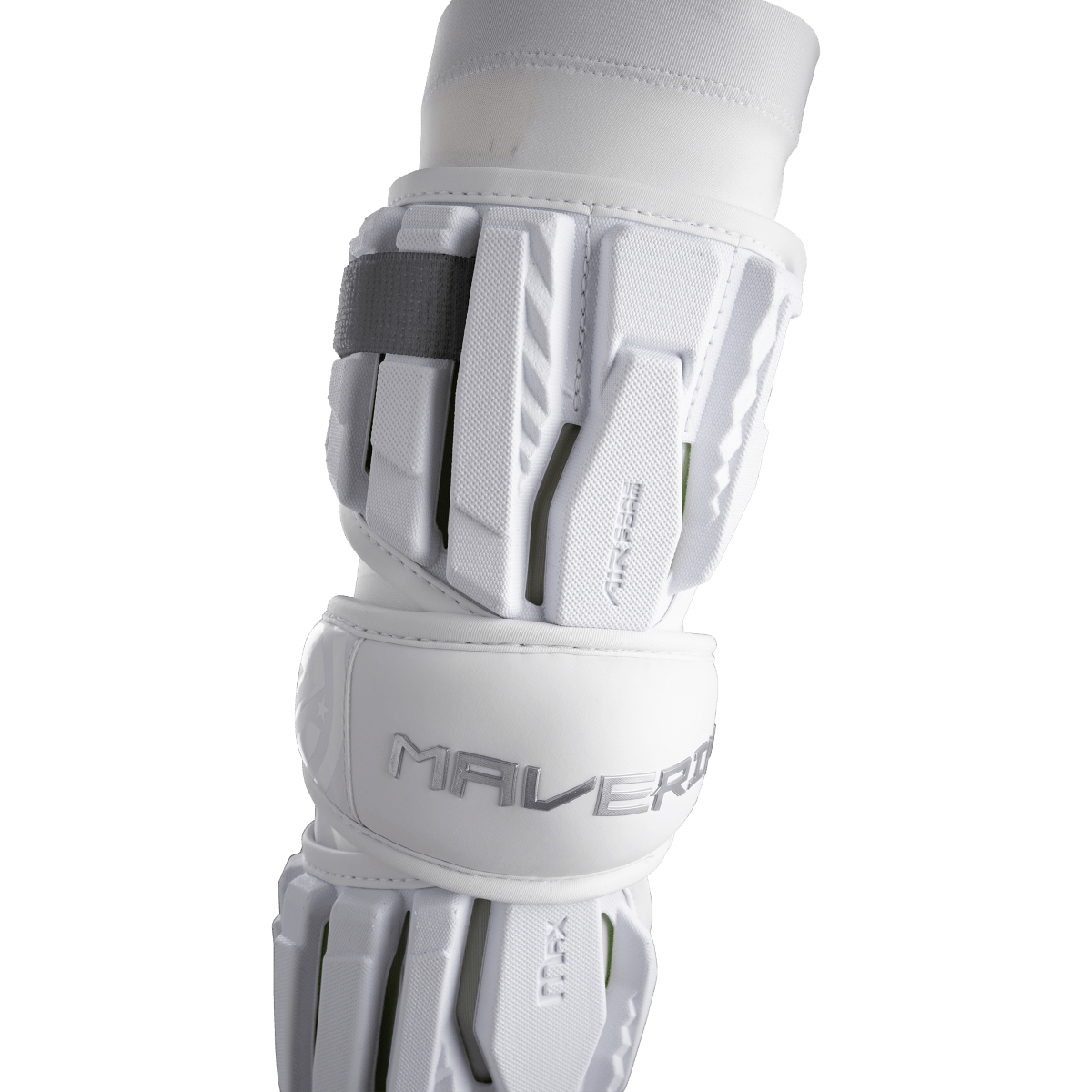 Maverik Max 2028 Arm Guards Men's Arm Protection White Lax.com