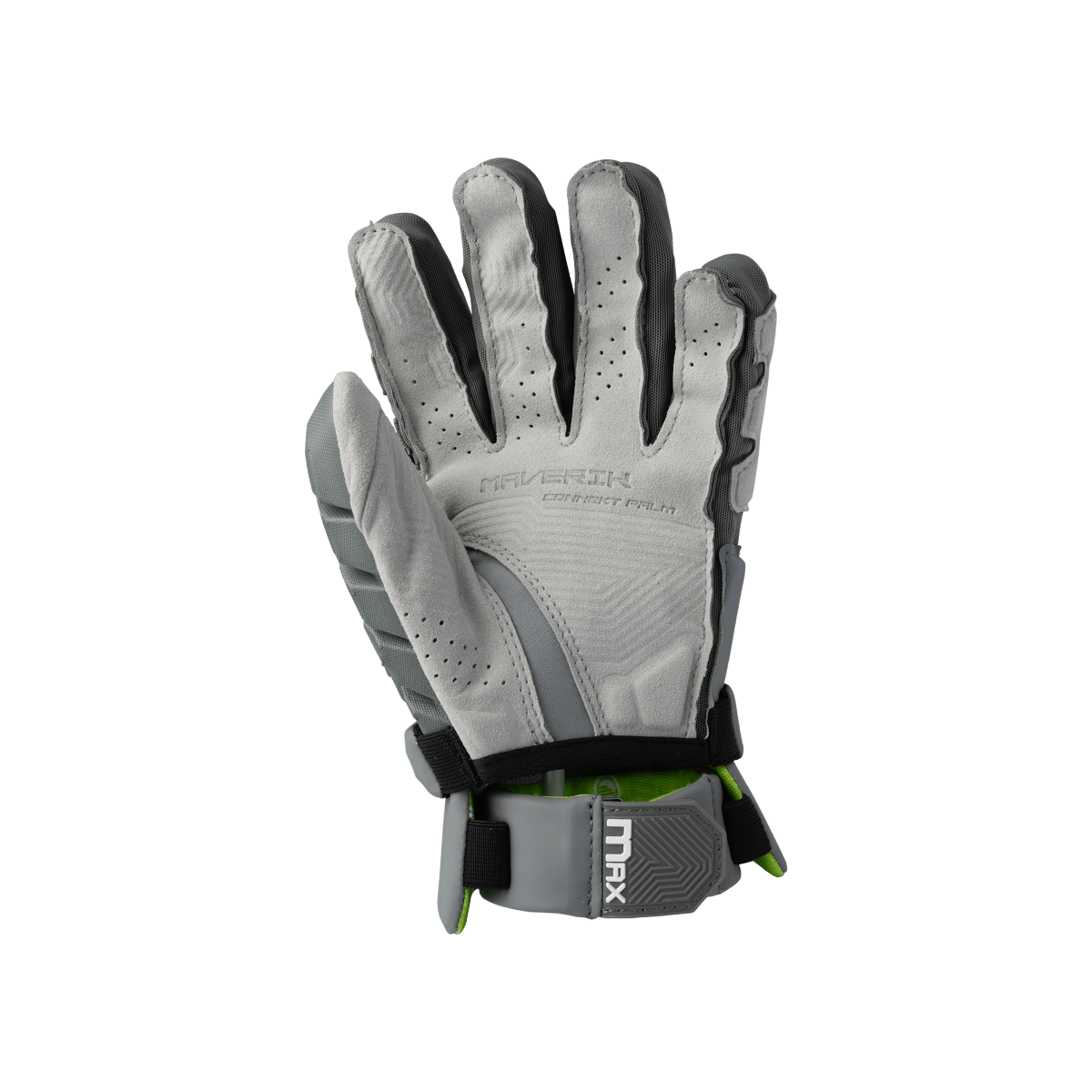 Maverik Max 2028 Lacrosse Gloves Men's Gloves Grey Lax.com