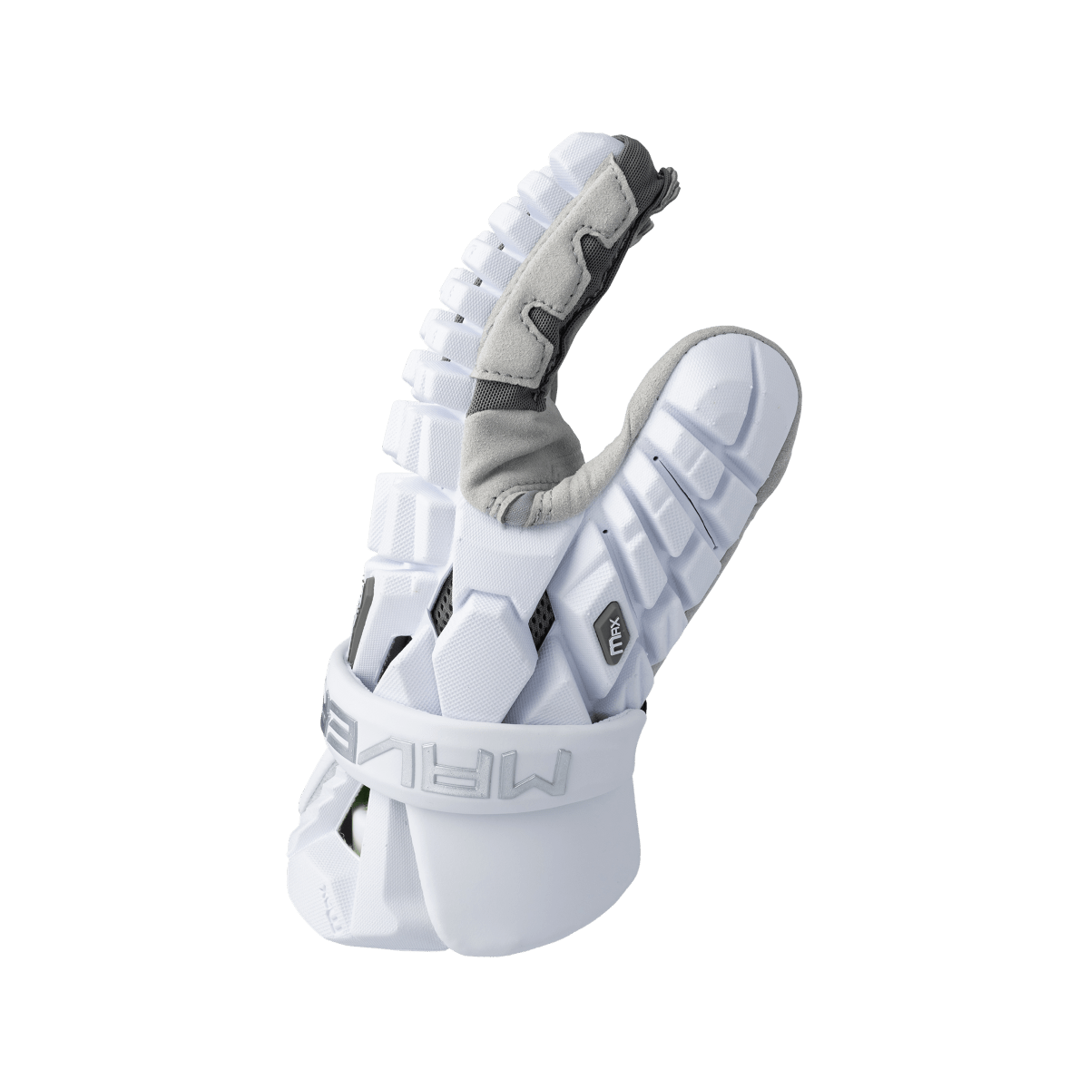 Maverik Max 2028 Lacrosse Gloves Men's Gloves White Lax.com