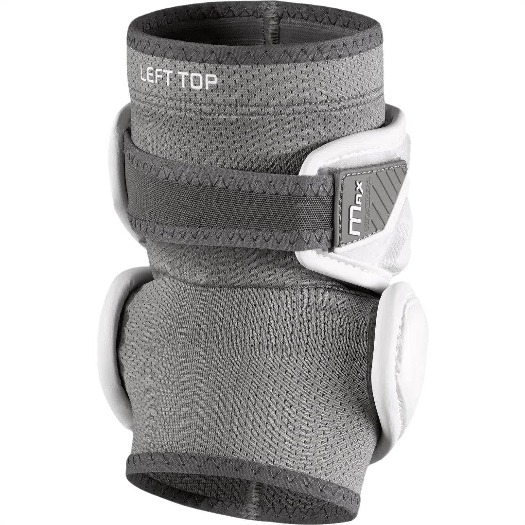 Maverik Max Elbow Pads 2025 Men's Arm Protection White Lax.com