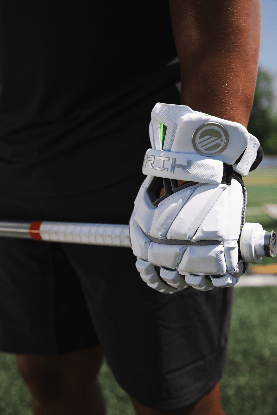 Maverik Max Lacrosse Gloves 2025 Men's Gloves Grey Lax.com