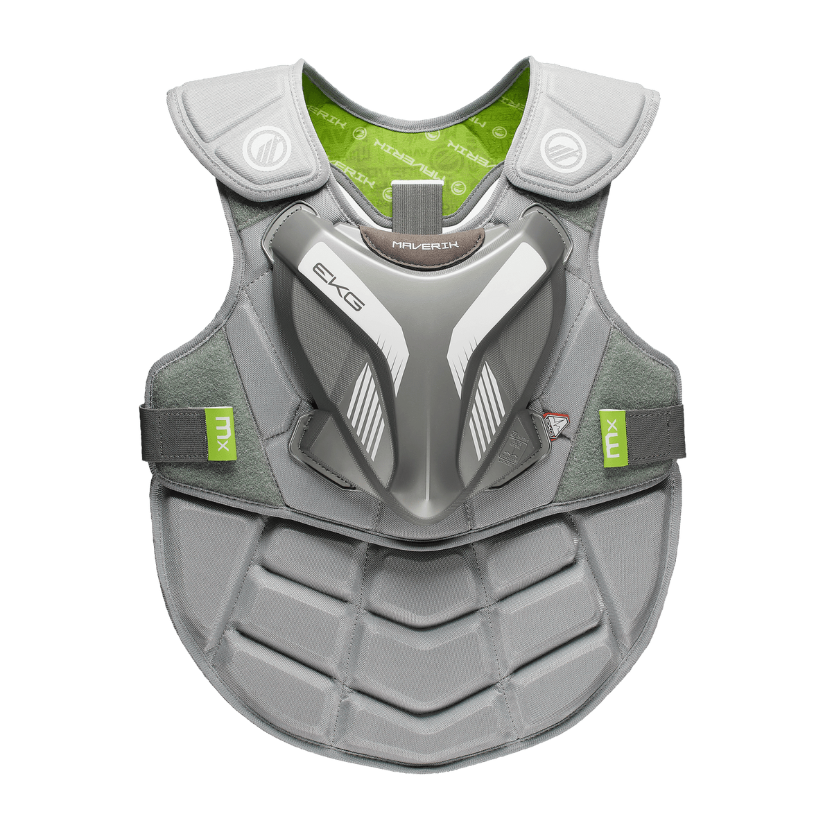 Maverik MX EKG Goalie Chest Pad 2029 Chest Protector Grey Lax.com
