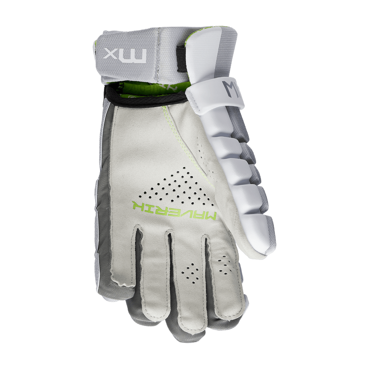 Maverik MX Lacrosse Gloves 2029 Men's Gloves Grey Lax.com