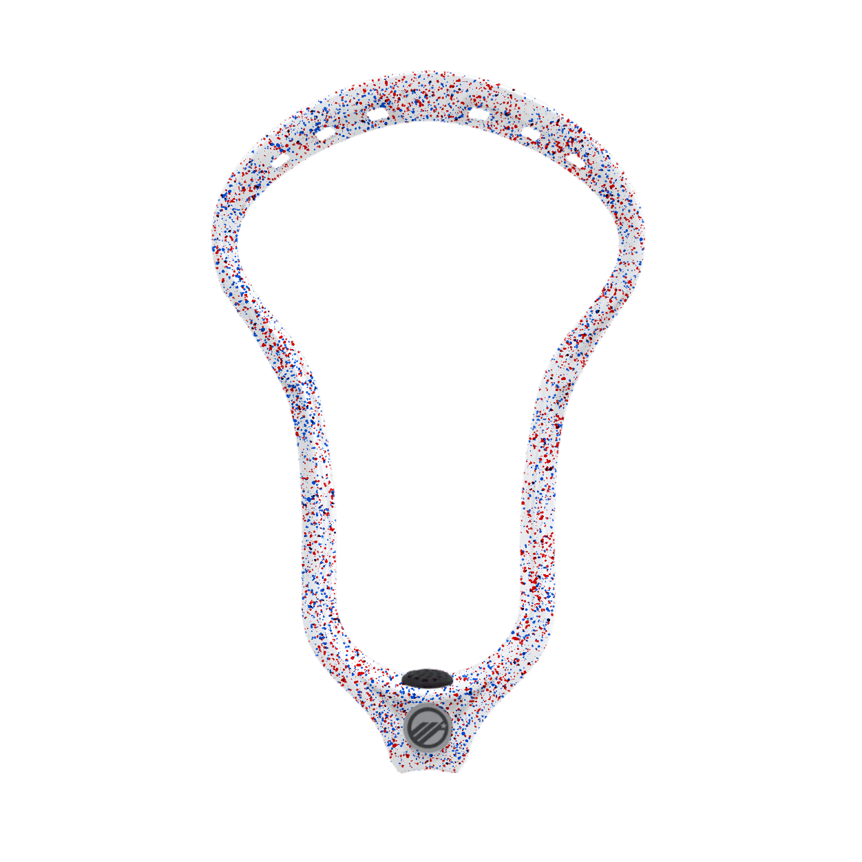 Maverik Optik Force Lacrosse Head Men's Head Red/Blue Splatter Lax.com