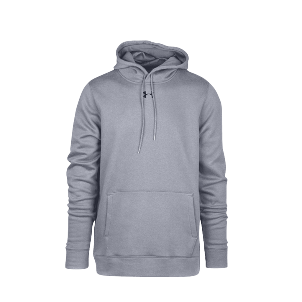 Armour Hustle Fleece Hoodie Grey Under Armour Jumper Men's