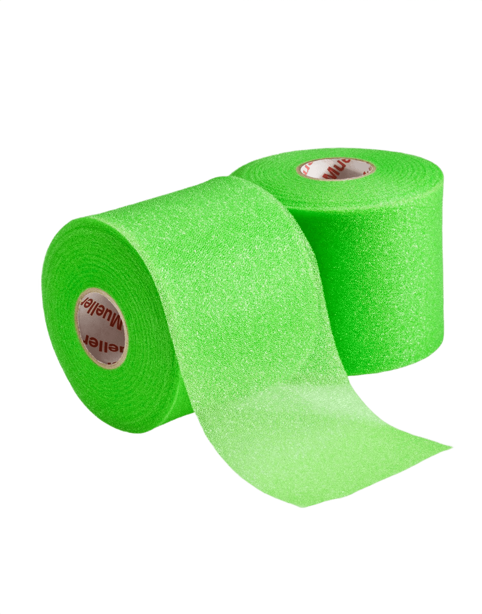 Mueller Pre - Wrap Taping Foam Tape Neon Green Lax.com