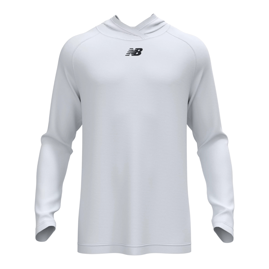 New Balance Athletics Hoodie Apparel Tops White Lax.com