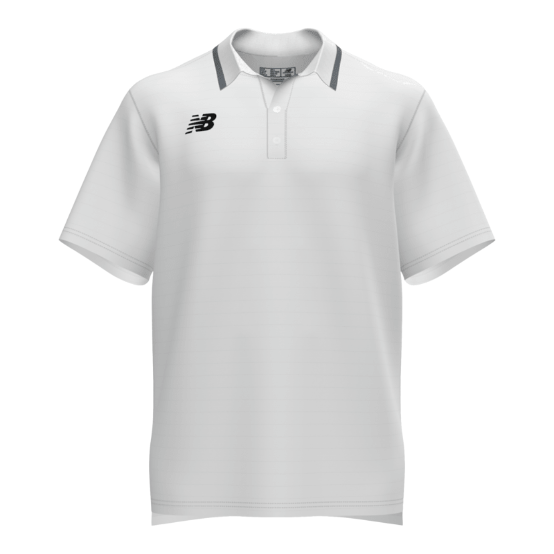 New Balance Team Rally 2.0 Polo Apparel Tops White Lax.com