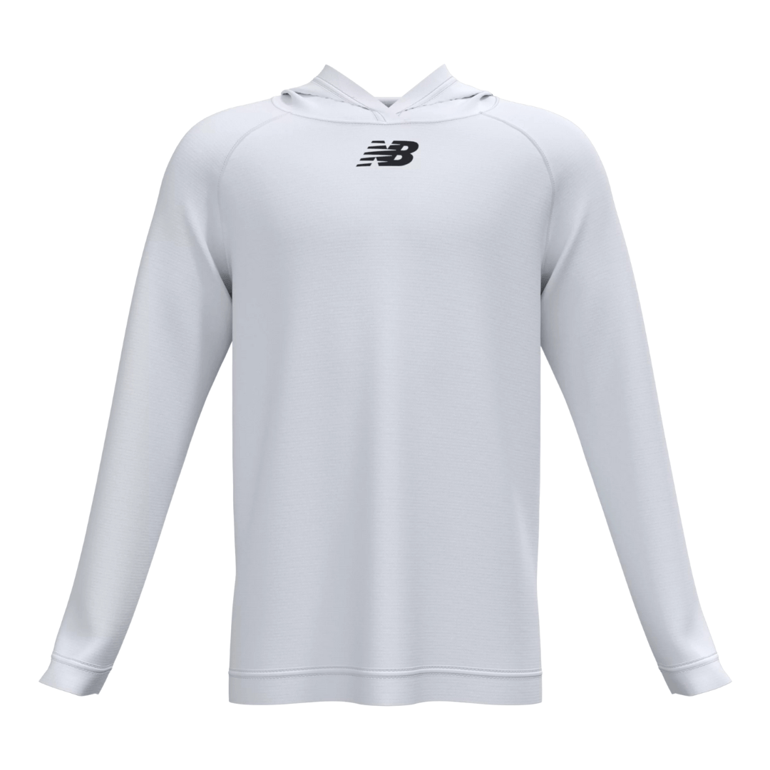 New Balance Youth Athletics Hoodie Apparel Tops White Lax.com
